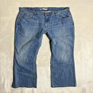 Levi's 515 Bootcut Jeans Women's 12S Embroidered Stitched Pockets Light Wash
